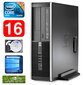 Hp 8100 Elite SFF i5-650 16GB 1TB GT1030 2GB DVD WIN10 hinta ja tiedot | Pöytätietokoneet | hobbyhall.fi