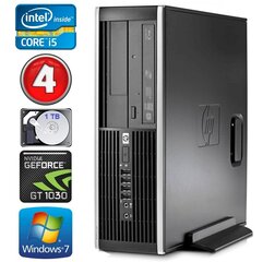 Hp 8100 Elite SFF i5-750 4GB 1TB GT1030 2GB DVD WIN7Pro hinta ja tiedot | Pöytätietokoneet | hobbyhall.fi