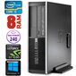 Hp 8100 Elite SFF i5-750 8GB 240SSD GT1030 2GB DVD WIN10 hinta ja tiedot | Pöytätietokoneet | hobbyhall.fi