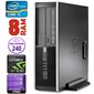 Hp 8100 Elite SFF i5-750 8GB 240SSD GT1030 2GB DVD WIN10Pro hinta ja tiedot | Pöytätietokoneet | hobbyhall.fi