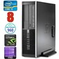 Hp 8100 Elite SFF i5-750 8GB 960SSD GT1030 2GB DVD WIN10Pro hinta ja tiedot | Pöytätietokoneet | hobbyhall.fi