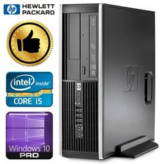 Hp 8100 Elite SFF i5-750 4GB 480SSD GT1030 2GB DVD WIN10PRO/W7P hinta ja tiedot | Pöytätietokoneet | hobbyhall.fi