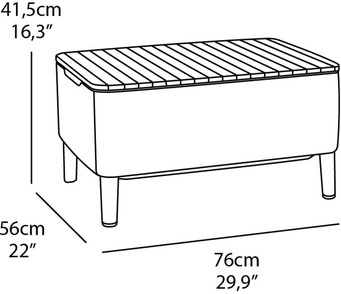 Puutarhakalustesarja Salemo Balcony Set harmaa hinta ja tiedot | Puutarhakalusteet | hobbyhall.fi