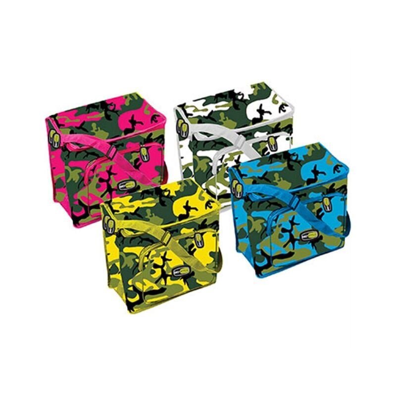 Camouflage 20 erilaista l&auml;mp&ouml;pussi, fuksia/sininen/keltainen/valkoinen hinta ja tiedot | Kylmälaukut ja termokassit | hobbyhall.fi
