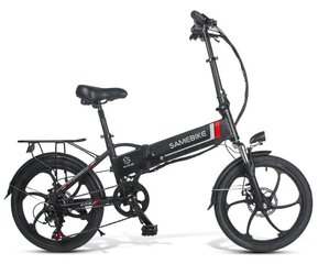 Samebike 20LVXD30 Taittuva sähköpyörä, musta hinta ja tiedot | SAMEBIKE Urheilu ja vapaa-aika | hobbyhall.fi