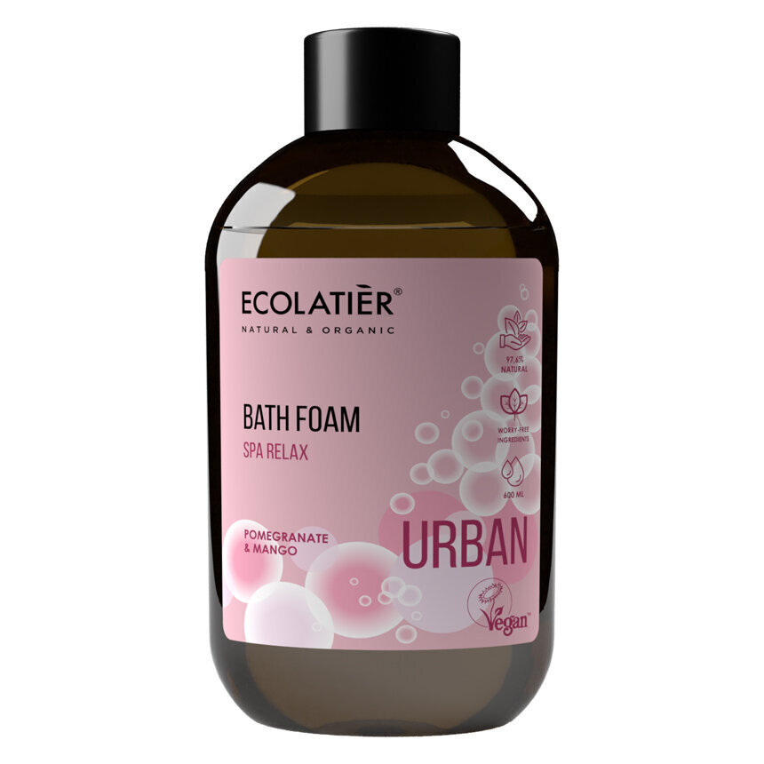 Kylpyvaahto Ecolatier Urban Spa Relax, 600 ml hinta ja tiedot | Suihkusaippuat ja suihkugeelit | hobbyhall.fi