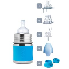 Pura Kiki Tuttipullo 150 ml, 0+ kk, aqua / SET hinta ja tiedot | Tuttipullot ja tarvikkeet | hobbyhall.fi