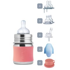 Pura Kiki Tuttipullo 150 ml, 0+ kk, rose / SET hinta ja tiedot | Tuttipullot ja tarvikkeet | hobbyhall.fi