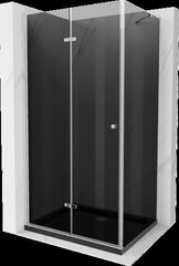 Mexen Lima suihkukaappi altaalla ja pohjaventtiilillä, Graphite+Black/Chrome, 100 x 90 cm hinta ja tiedot | Suihkukaapit ja suihkunurkat | hobbyhall.fi