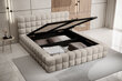 Sänky Dizzle, 140x200 cm, beige hinta ja tiedot | Sängyt | hobbyhall.fi