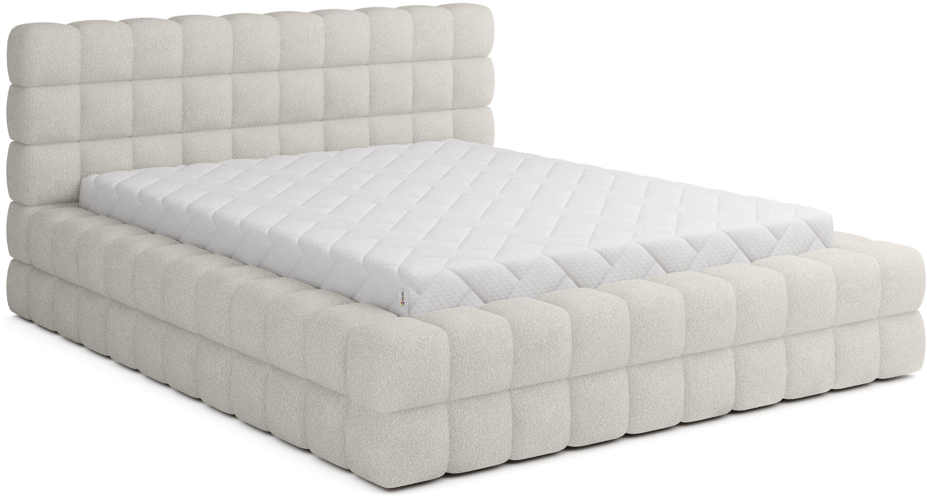 Sänky Dizzle, 140x200 cm, valkoinen hinta ja tiedot | Sängyt | hobbyhall.fi