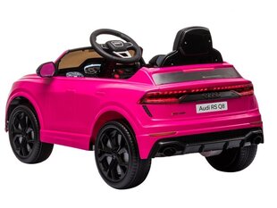 Audi RS Q8 yksipaikkainen sähköauto lapsille, vaaleanpunainen hinta ja tiedot | Lasten sähköautot | hobbyhall.fi