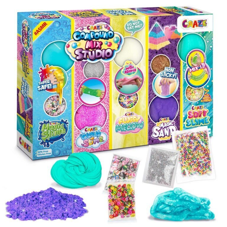 Mix Compound Studio Craze -slime-setti hinta ja tiedot | Tyttöjen lelut | hobbyhall.fi