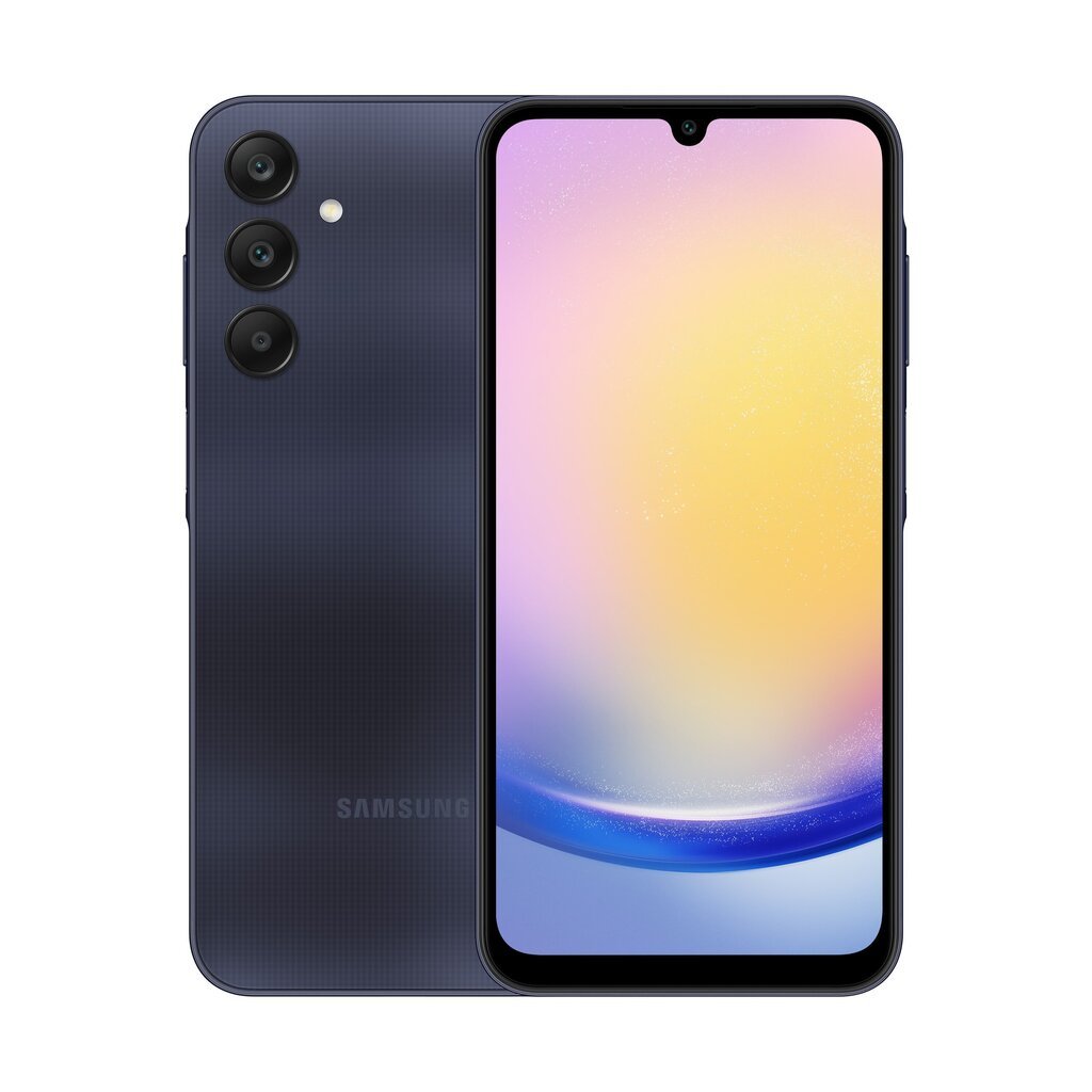 Samsung Galaxy A25 5G 6/128GB Blue Black SM-A256BZKDEUE hinta ja tiedot | Matkapuhelimet | hobbyhall.fi