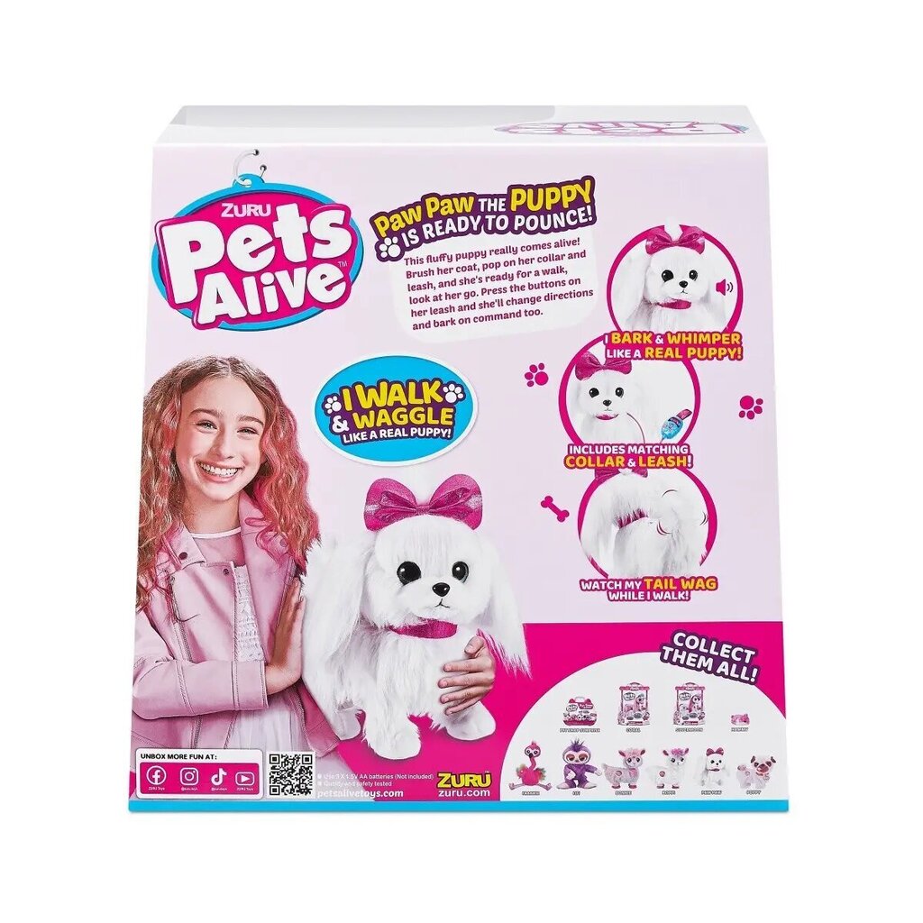 Pets Alive kävelevä koira hinta ja tiedot | Tyttöjen lelut | hobbyhall.fi