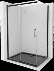 Mexen Omega suihkukaappi altaalla ja pohjaventtiilillä, Black, 120 x 90 cm hinta ja tiedot | Suihkukaapit ja suihkunurkat | hobbyhall.fi
