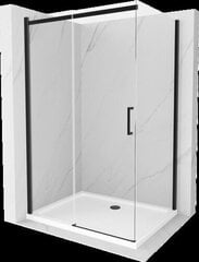 Mexen Omega suihkukaappi altaalla ja pohjaventtiilillä, Black+White/Black, 120 x 90 cm hinta ja tiedot | Suihkukaapit ja suihkunurkat | hobbyhall.fi