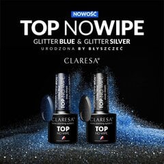 CLARESA Top No Wipe 5g Glitter Hopea hinta ja tiedot | Kynsilakat ja kynsienhoitotuotteet | hobbyhall.fi