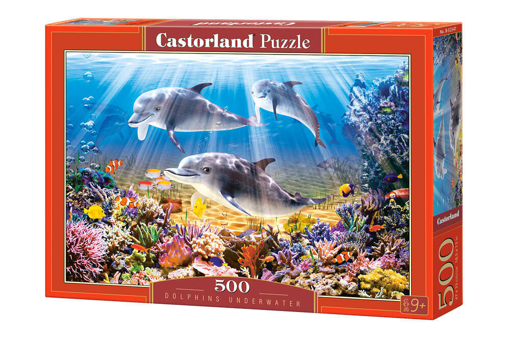 Castorland Dolphins vedenalainen palapeli, 500 palaa hinta ja tiedot | Palapelit | hobbyhall.fi