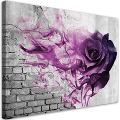Canvastaulu, Violetti ruusu hinta ja tiedot | Taulut | hobbyhall.fi
