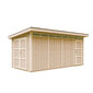 LP® SmartSide® Paneelitalo M905C Redwood Red -maalipakkauksen kera - A237 x 279 x 530 cm / 11.5 m2 hinta ja tiedot | Piharakennukset | hobbyhall.fi