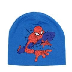 Lasten hattu Spiderman 340388 02, sininen 340388*02-054 hinta ja tiedot | Poikien hatut, huivit ja käsineet | hobbyhall.fi