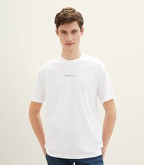 Tom Tailor miesten T-paita 1040880*20000, valkoinen 4067672160247 hinta ja tiedot | Miesten T-paidat | hobbyhall.fi