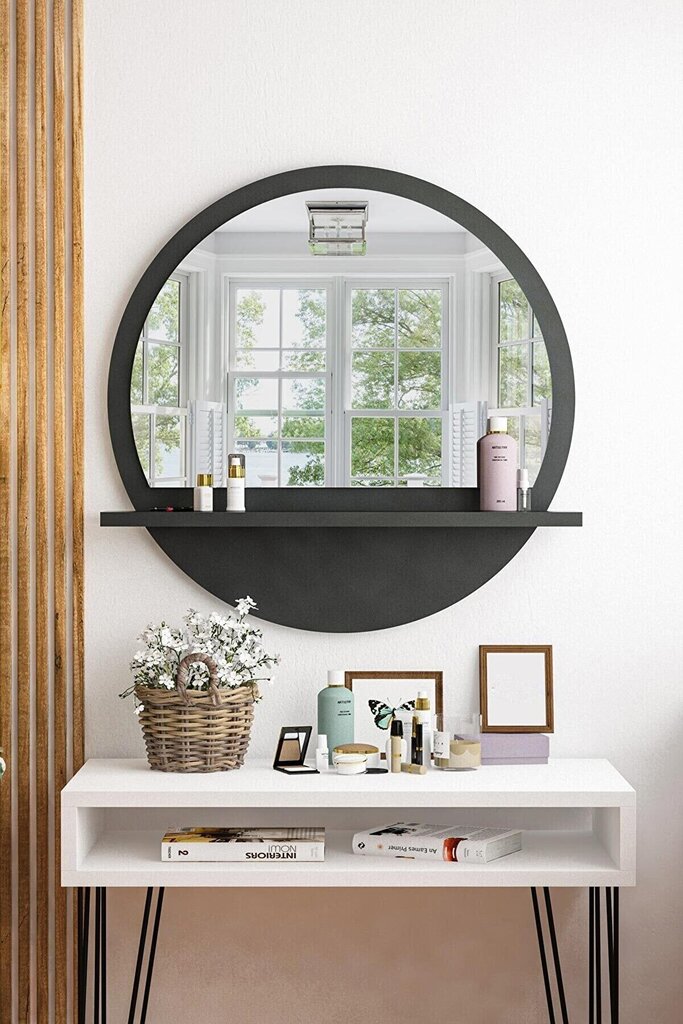 Asir koristeellinen peili, harmaa hinta ja tiedot | Peilit | hobbyhall.fi
