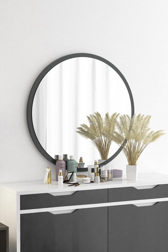 Asir koristeellinen peili, 62x62 cm, harmaa hinta ja tiedot | Peilit | hobbyhall.fi