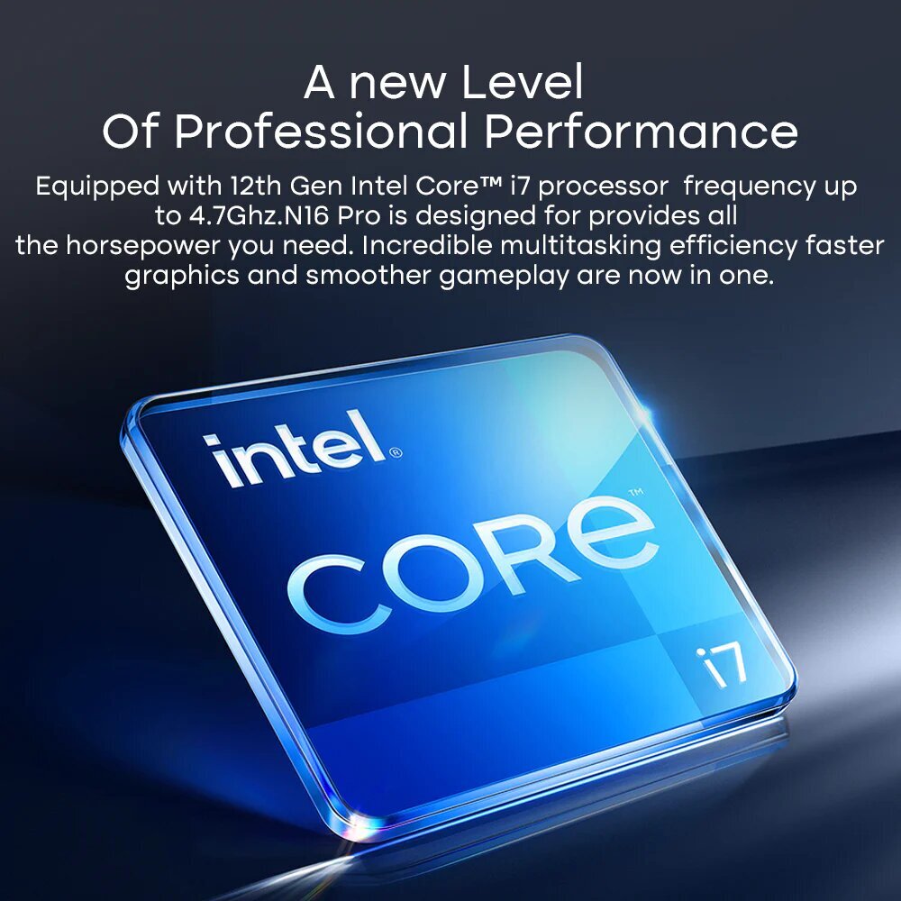 Ninkear N16 Pro 16 tuuman 2,5K 165Hz Intel Core i7-1260P WiFi 6 32GB RAM + 2TB SSD hinta ja tiedot | Kannettavat tietokoneet | hobbyhall.fi