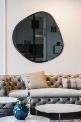 Asir koristeellinen peili, 60x60 cm, musta hinta ja tiedot | Peilit | hobbyhall.fi