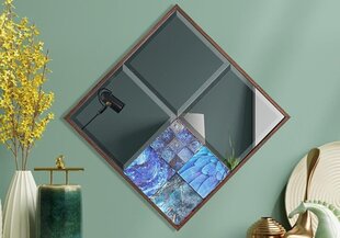 Asir koristeellinen peili, 60x45 cm, ruskea/sininen hinta ja tiedot | Peilit | hobbyhall.fi