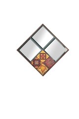 Asir koristeellinen peili, 60x45 cm, ruskea/oranssi hinta ja tiedot | Peilit | hobbyhall.fi