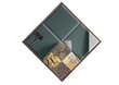 Asir koristeellinen peili, 45x45 cm, ruskea/oranssi hinta ja tiedot | Peilit | hobbyhall.fi