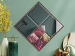 Asir koristeellinen peili, 45x45 cm, ruskea/vaaleanpunainen hinta ja tiedot | Peilit | hobbyhall.fi