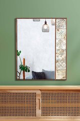 Asir koristeellinen peili, 50x62 cm, ruskea/beige hinta ja tiedot | Peilit | hobbyhall.fi