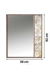 Asir koristeellinen peili, 50x62 cm, ruskea/beige hinta ja tiedot | Peilit | hobbyhall.fi