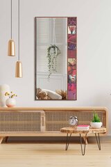 Asir koristeellinen peili, 50x102 cm, ruskea/vaaleanpunainen hinta ja tiedot | Peilit | hobbyhall.fi