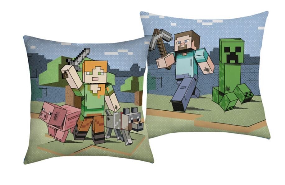 Lasten koristetyyny Minecraft hinta ja tiedot | Koristetyynyt ja tyynynpäälliset | hobbyhall.fi