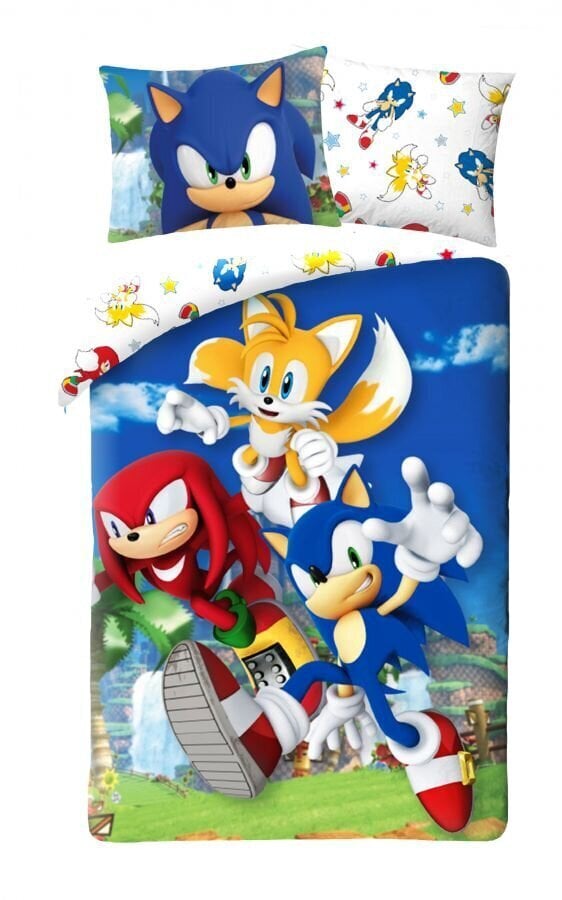 Pussilakanasetti Sonic, 140x200 cm + tyynyliina 70 x 90 cm hinta ja tiedot | Vuodevaatteet lapsille | hobbyhall.fi