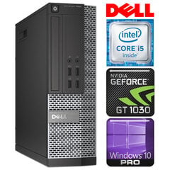 Dell 7020 SFF i5-4570 8GB 480SSD GT1030 2GB DVD WIN10PRO/W7P hinta ja tiedot | Pöytätietokoneet | hobbyhall.fi