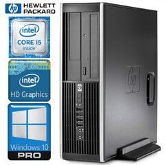 Hp 6200 PRO SFF i5-2400 8GB 240SSD WIN10Pro hinta ja tiedot | Pöytätietokoneet | hobbyhall.fi