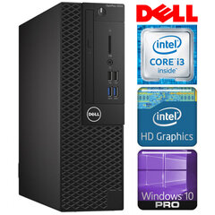 Dell 3050 SFF i3-7100 32GB 512SSD M.2 NVME+1TB WIN10Pro hinta ja tiedot | Pöytätietokoneet | hobbyhall.fi