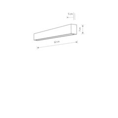 Seinävalaisin Nowodvorski STRAIGHT WALL LED S 7562 hinta ja tiedot | Seinävalaisimet | hobbyhall.fi