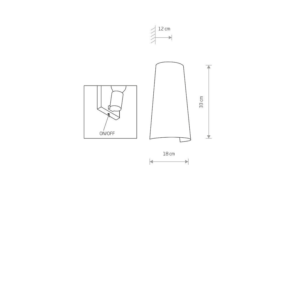 Seinävalaisin Nowodvorski FARO 8041 hinta ja tiedot | Seinävalaisimet | hobbyhall.fi