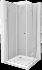 Mexen Lima DUO suihkukaappi tarjottimella ja luukulla, kromi, 80 x 80 cm hinta ja tiedot | Suihkukaapit ja suihkunurkat | hobbyhall.fi