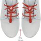 Bodypride pyöreät, kumiset kengännauhat, punainen, heijastimella, 120 cm. hinta ja tiedot | Vaatteiden ja jalkineiden hoito | hobbyhall.fi