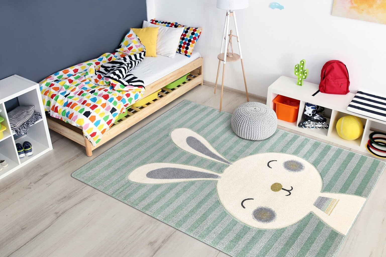 FLHF lasten matto Tinies Rabbit 80x150 cm hinta ja tiedot | Isot matot | hobbyhall.fi