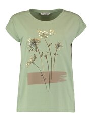 Zabaione naisten T-paita PAOLA TS*P2, vaaleanvihreä 4067218741664 hinta ja tiedot | Naisten T-paidat | hobbyhall.fi