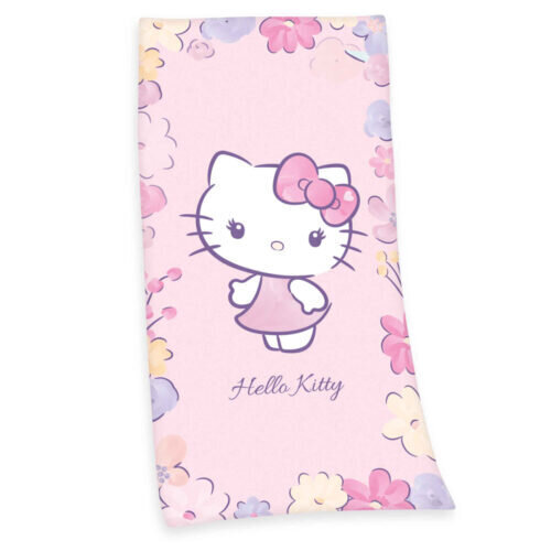 Herding Hello Kitty Velour kylpypyyhe lapsille hinta ja tiedot | Pyyhkeet | hobbyhall.fi